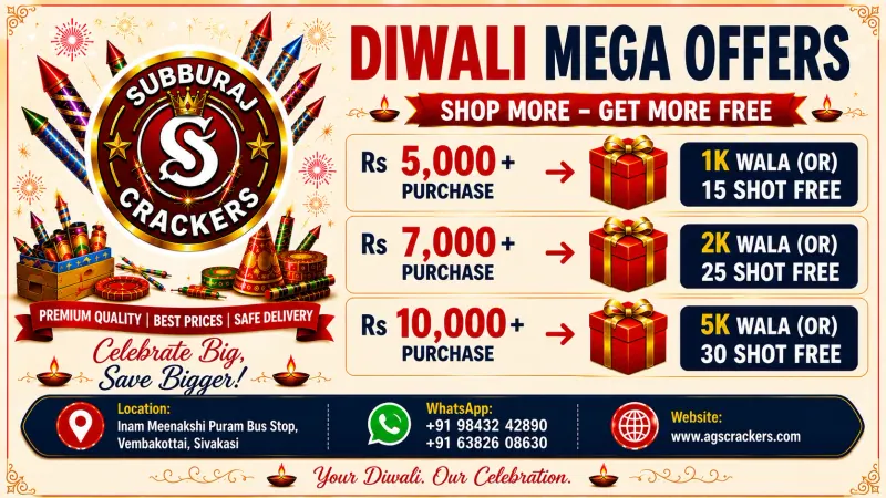 SUBBURAJ CRACKERS page banner